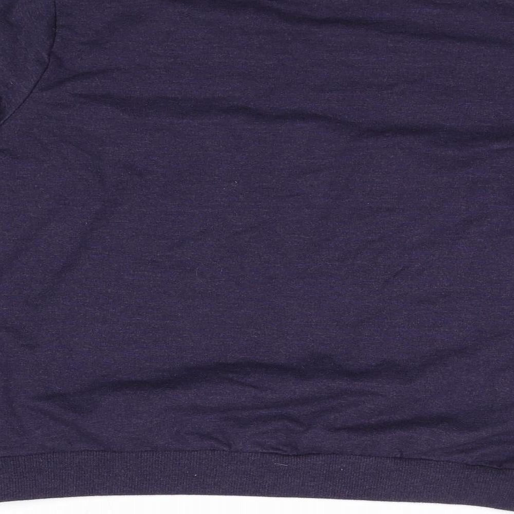 STRANGER THINGS Girls Purple Cotton Pullover Sweatshirt Size 13-14 Years Pullover