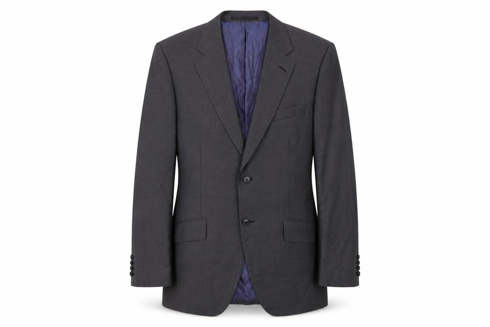 Autograph Mens Grey Polyester Jacket Suit Jacket Size 40 Regular