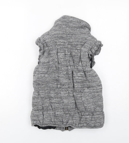 MODO Girls Grey Gilet Jacket Size M Zip