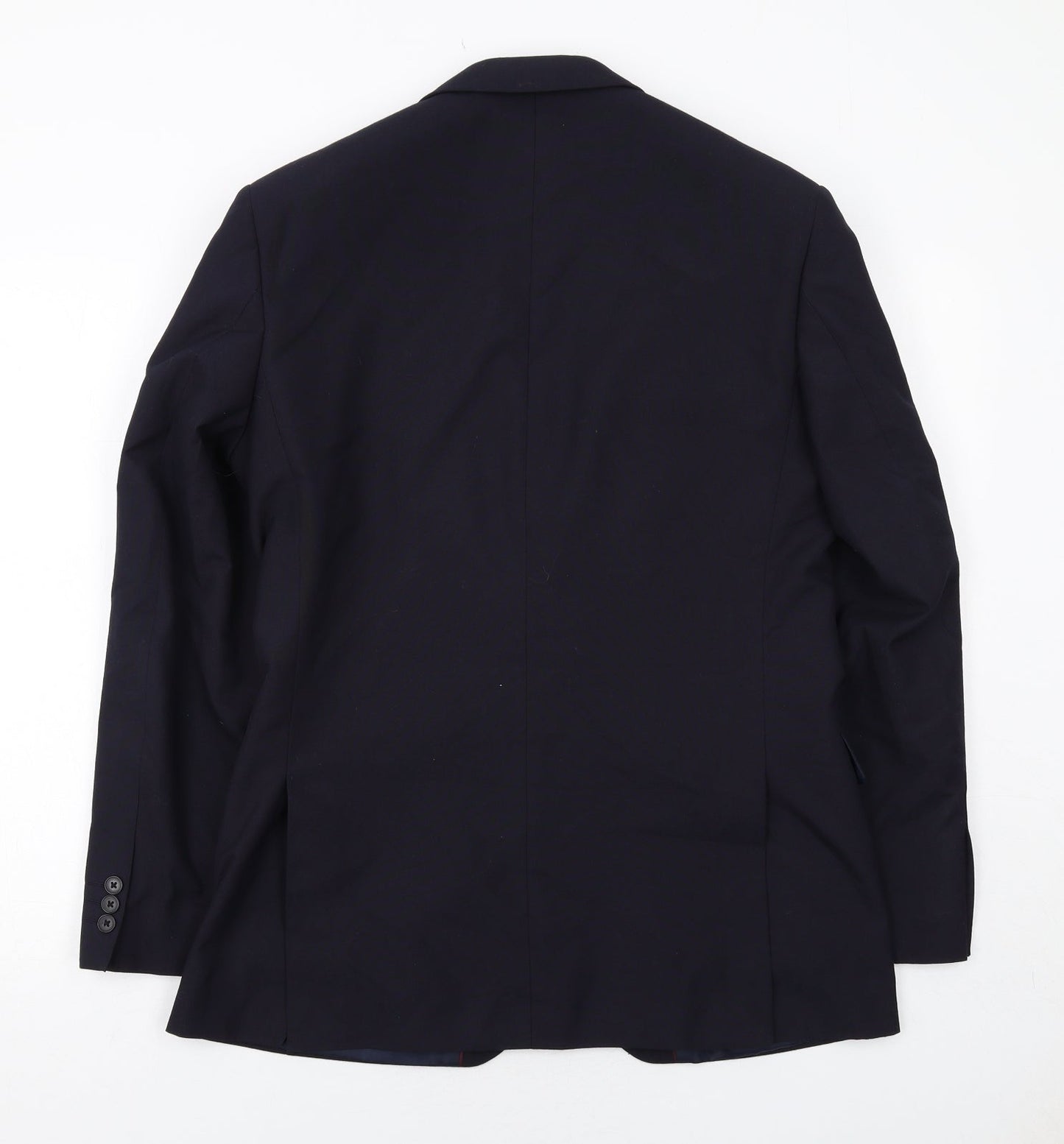 Debenhams Mens Blue Polyester Jacket Suit Jacket Size 38 Regular