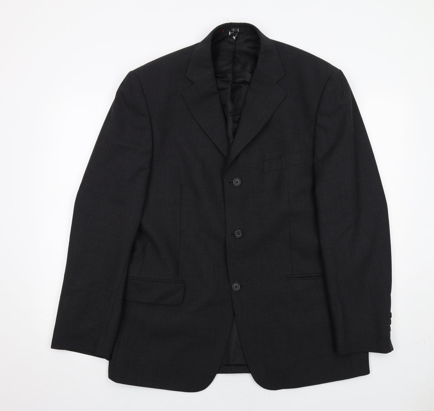 Ciro Citterio Mens Grey Wool Jacket Suit Jacket Size 40 Regular