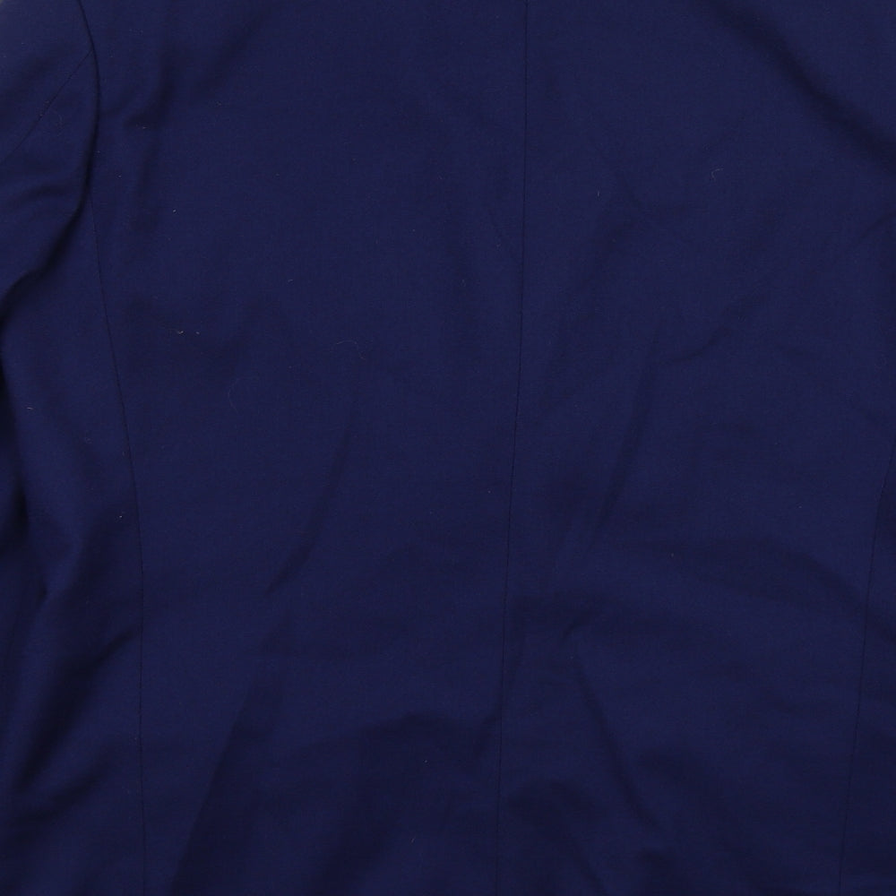Marks and Spencer Mens Blue Wool Jacket Suit Jacket Size 40 Regular