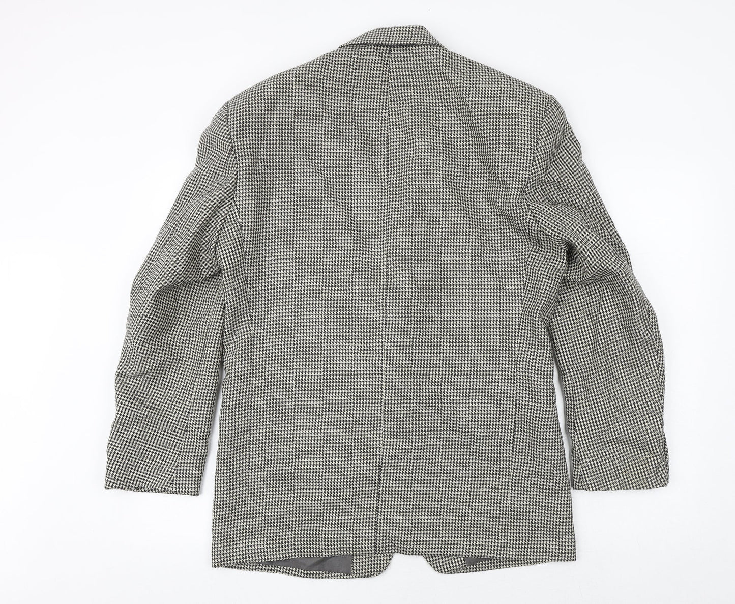Principles For Men Mens Beige Geometric Polyester Jacket Suit Jacket Size 40 Regular
