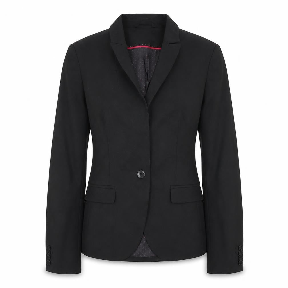 NEXT Womens Black Polyester Jacket Blazer Size 8