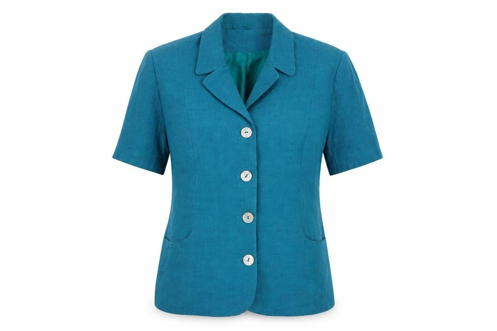 Dorothy Perkins Womens Blue Jacket Size 14 Button