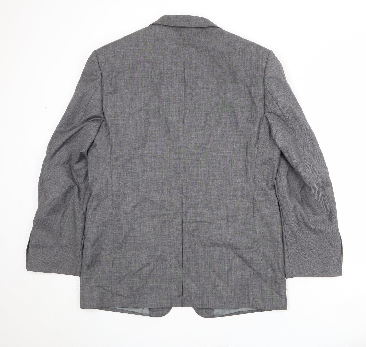 Marks and Spencer Mens Grey Wool Jacket Suit Jacket Size 42 Regular