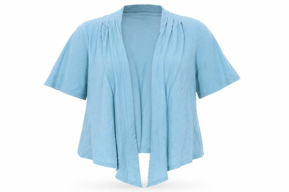 Womens UK Size 22 EWM Blue Viscose Blouse