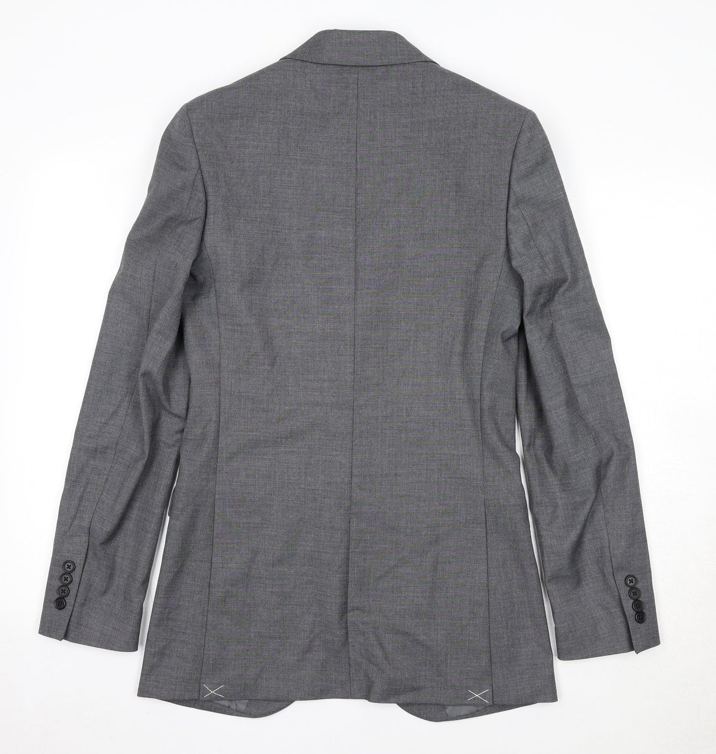Marks and Spencer Mens Grey Polyester Jacket Suit Jacket Size 34 Regular