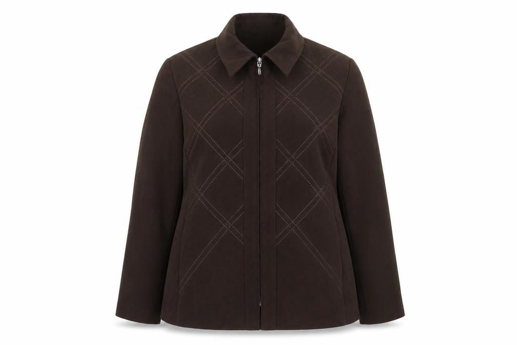 Classics Womens Brown Jacket Size 18 Zip