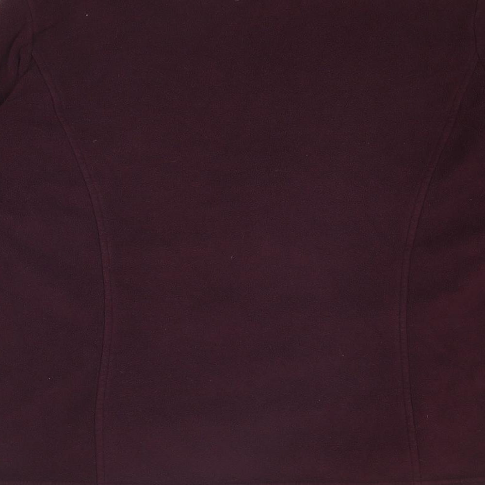 Marks and Spencer Womens Purple Jacket Size 16 Zip