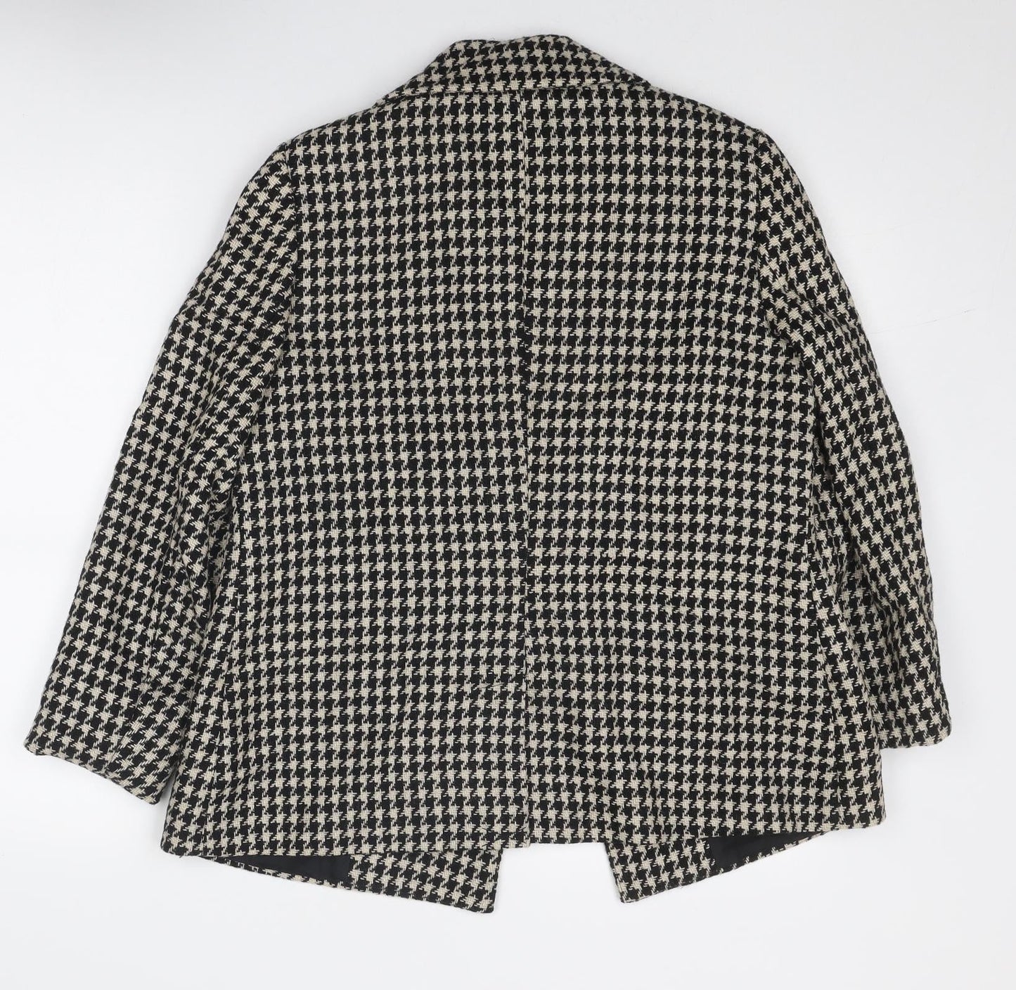 James Lakeland Womens Black Geometric Jacket Size XL Snap
