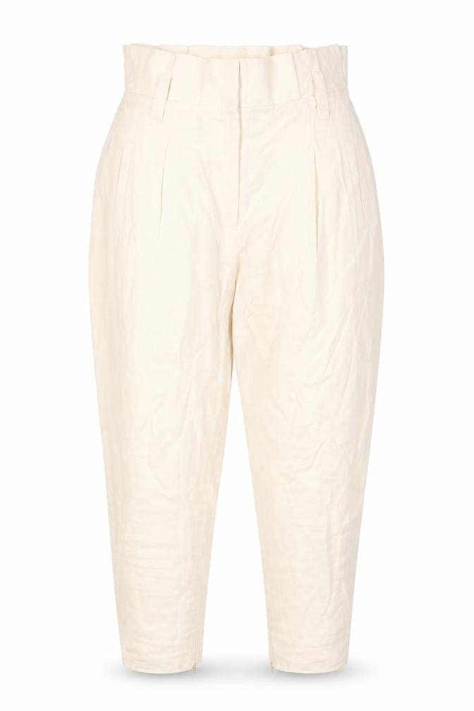 House of Maguie Womens Beige Polyester Chino Trousers Size M Regular Zip