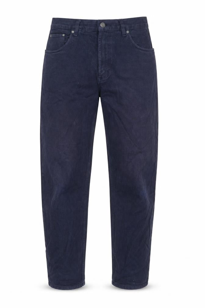 Recover Mens Blue Cotton Tapered Jeans Size 34 in Regular Zip
