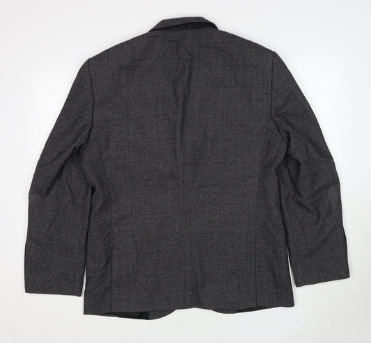NEXT Mens Grey Wool Jacket Blazer Size 40 Regular