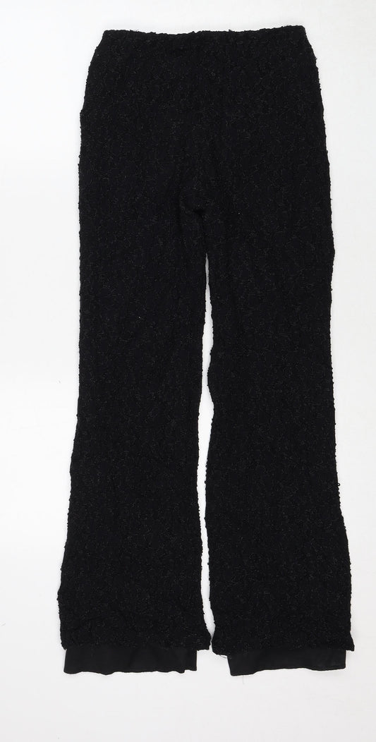 Hourglass Womens Black Nylon Trousers Size S Regular