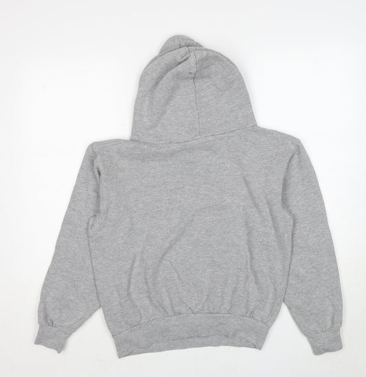 Venice Womens Grey Cotton Pullover Hoodie Size S Pullover