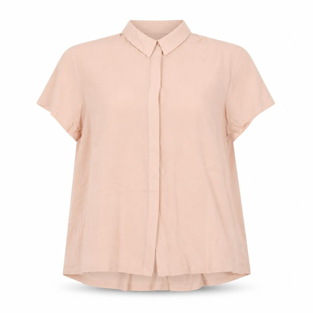 Womens UK Size XS French Connection Pink Polyester Button-Up