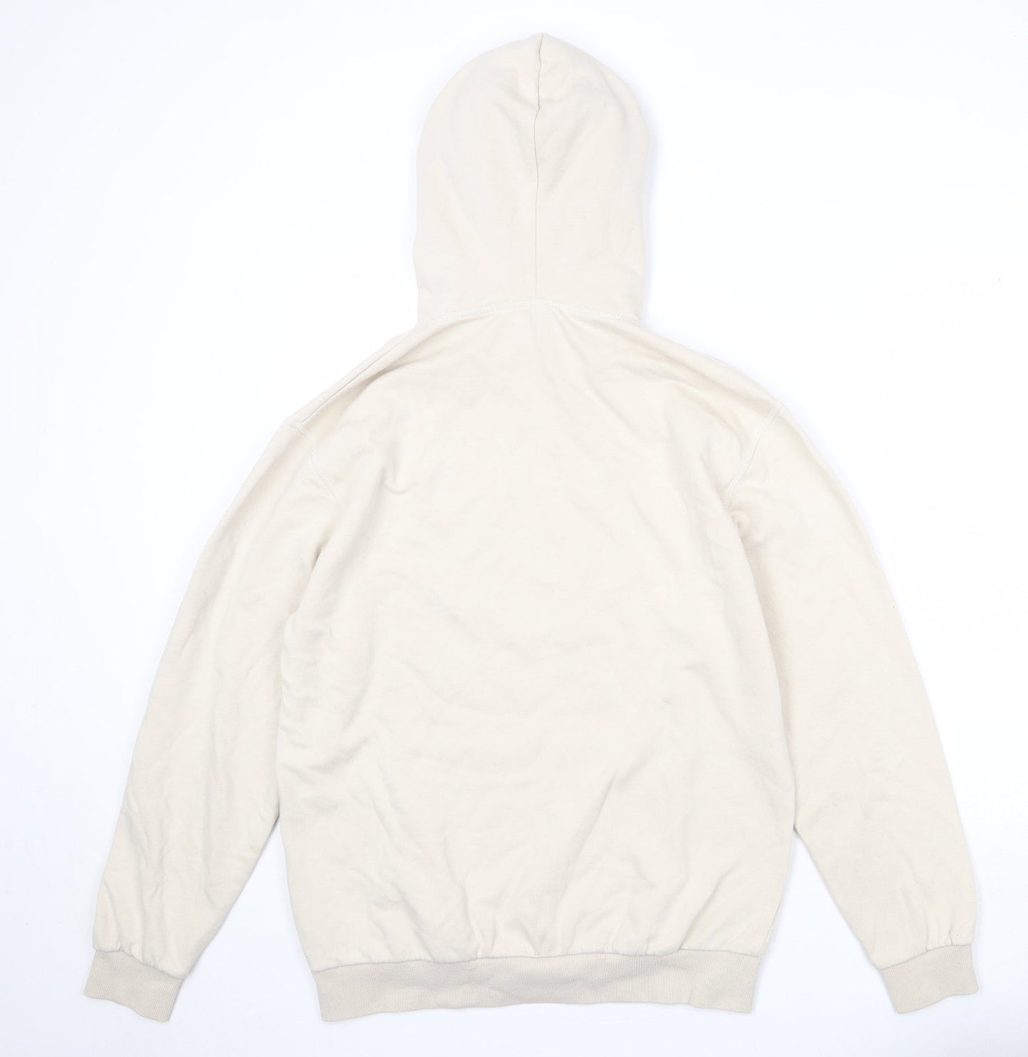 Divided by H&M Womens Beige Cotton Pullover Hoodie Size M Pullover