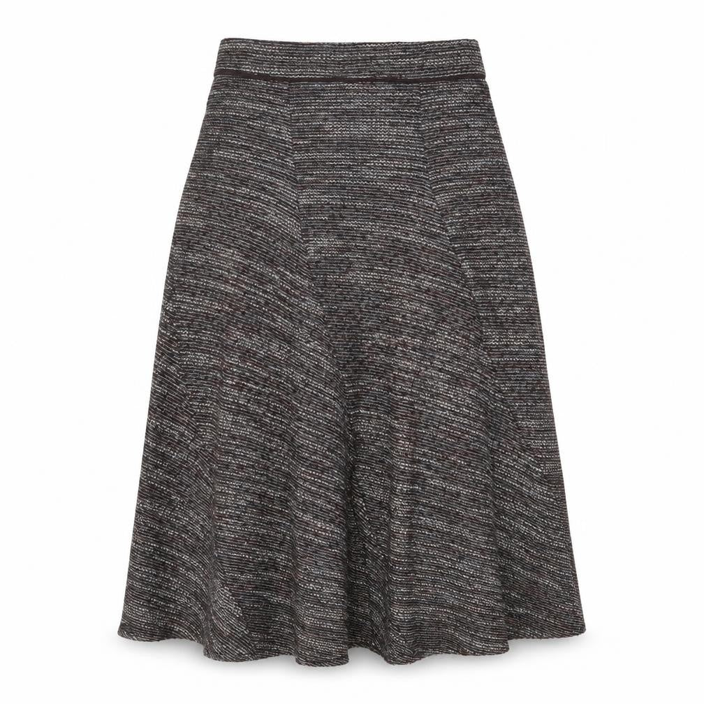 Marks and Spencer Womens Brown Polyester Swing Skirt Size 10
