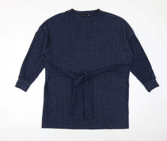 NEXT Womens Blue Polyester Pullover Sweatshirt Size 10