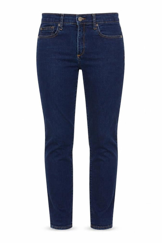 Gap Womens Blue Cotton Skinny Jeans Size 28 in Slim Zip