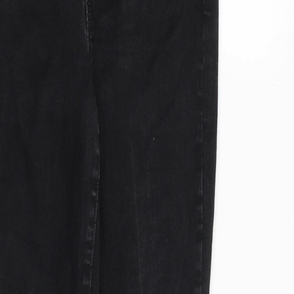 Gap Womens Black Cotton Skinny Jeans Size 26 in Slim Zip