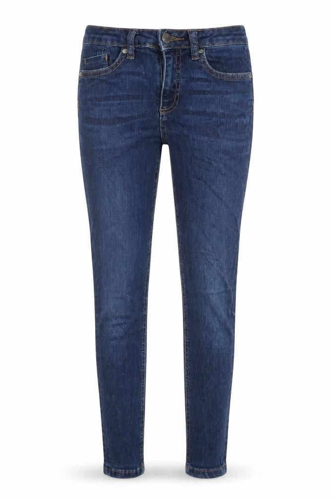 Miss Selfridge Womens Blue Cotton Skinny Jeans Size 6 Regular Zip