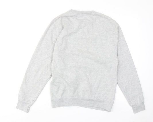Save the People Womens Grey Cotton Pullover Sweatshirt Size S Pullover - Christmas