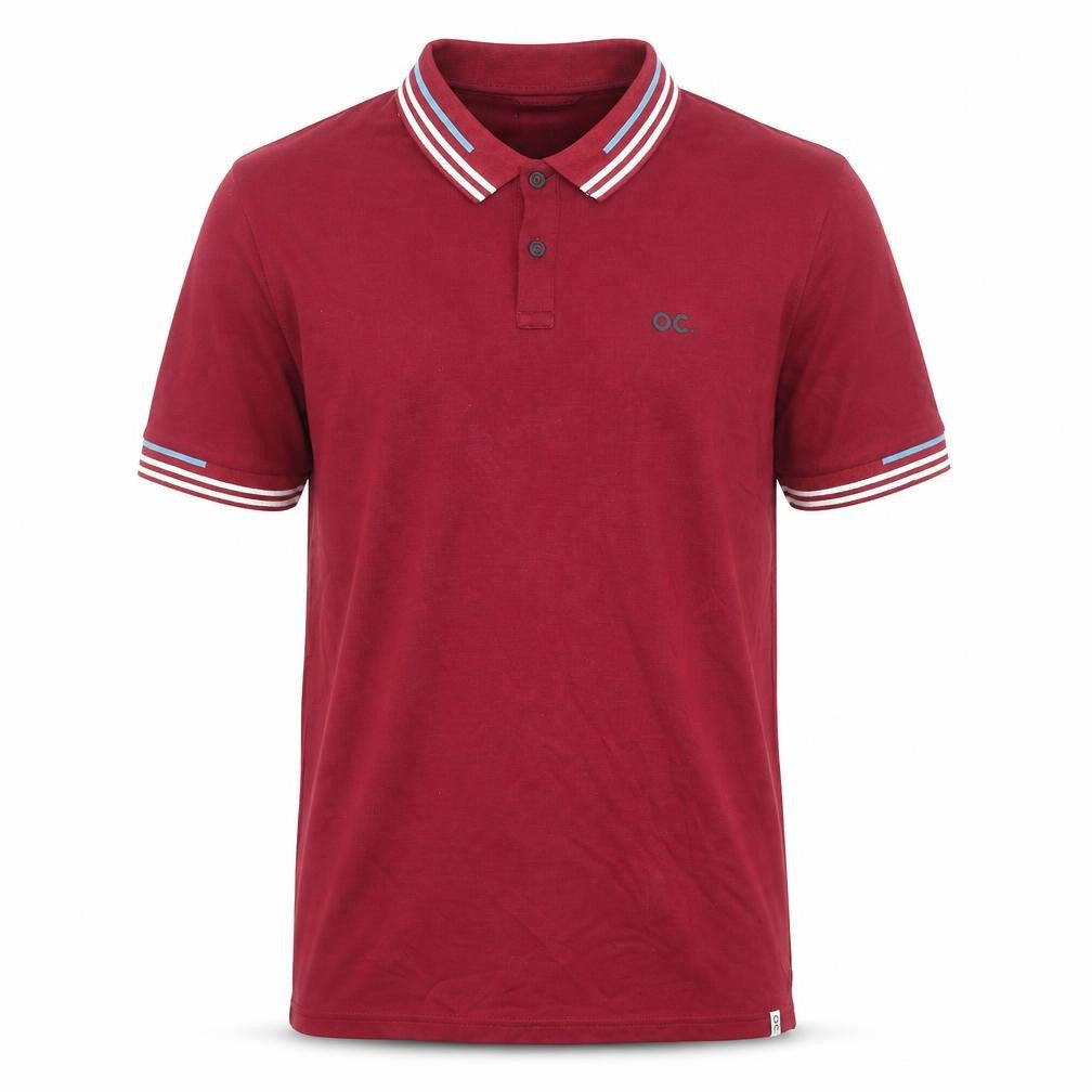 Original Creator Mens Purple Cotton Polo Size M Collared Button