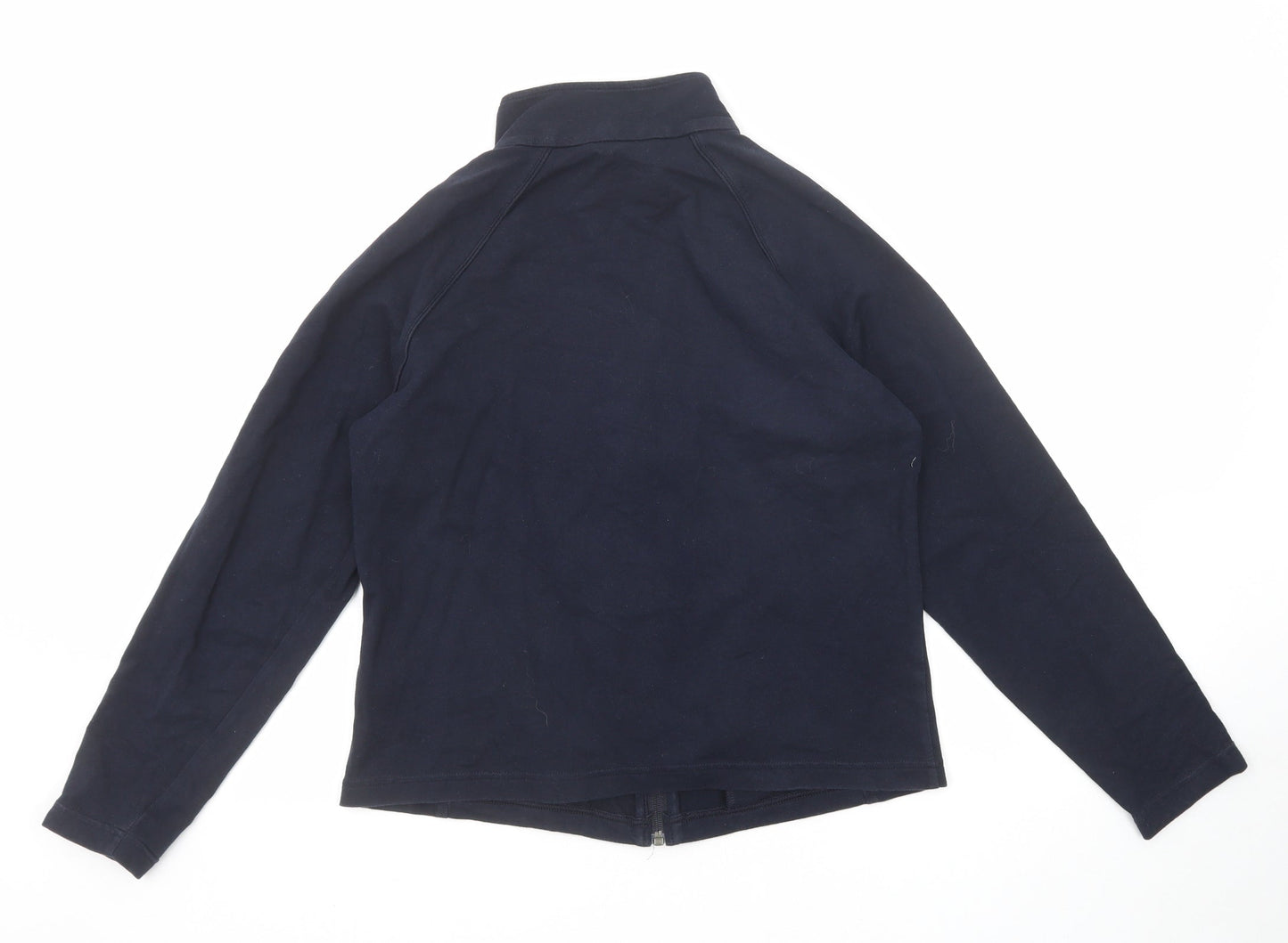 Marks and Spencer Womens Blue Jacket Size 14 Zip