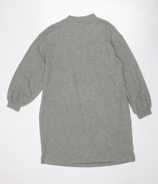 Marks and Spencer Womens Grey Polyester Pullover Sweatshirt Size 14 Pullover