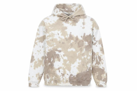 PRETTYLITTLETHING Womens Multicoloured Geometric Polyester Pullover Hoodie Size S Pullover - Tie Dye