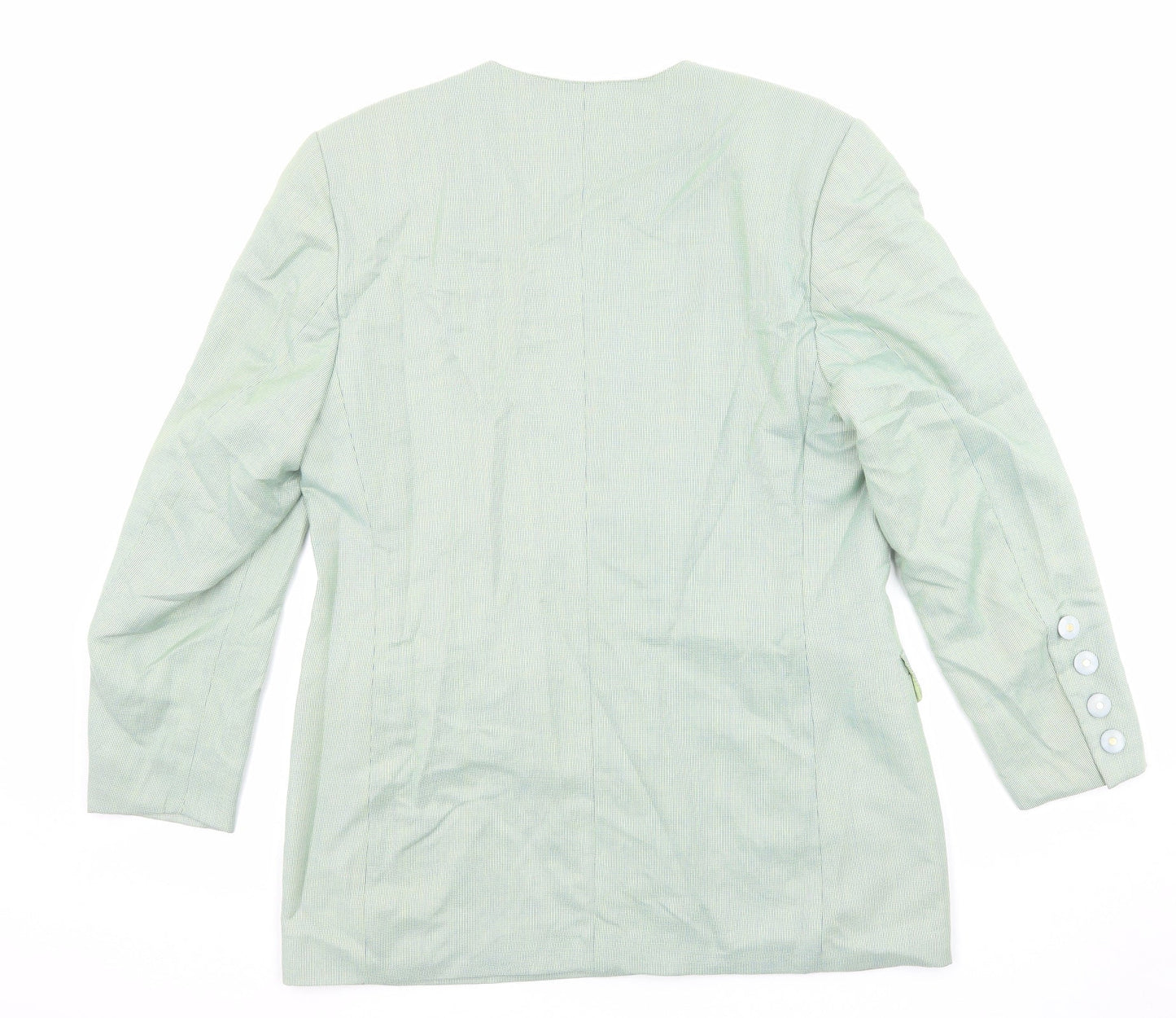 Rio Womens Green Viscose Jacket Suit Jacket Size 12