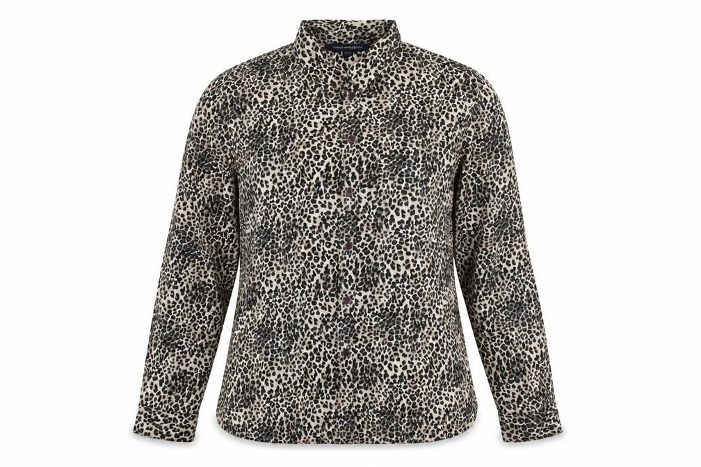 Womens UK Size 8 French Connection Multicoloured Polyester Button-Up