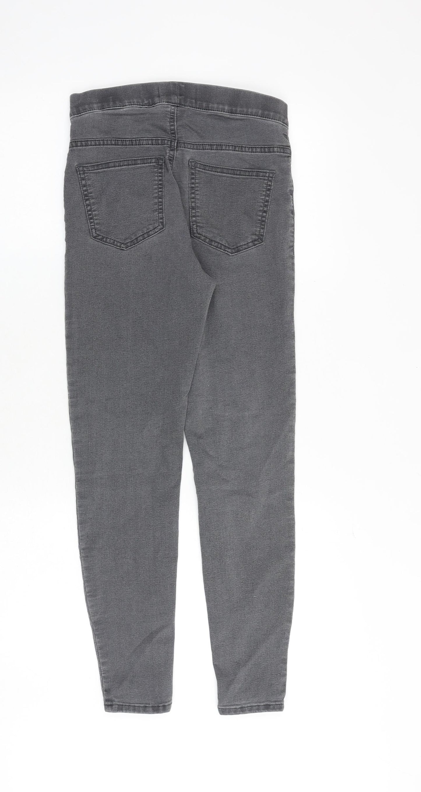 Marks and Spencer Womens Grey Cotton Jegging Jeans Size 6 Regular