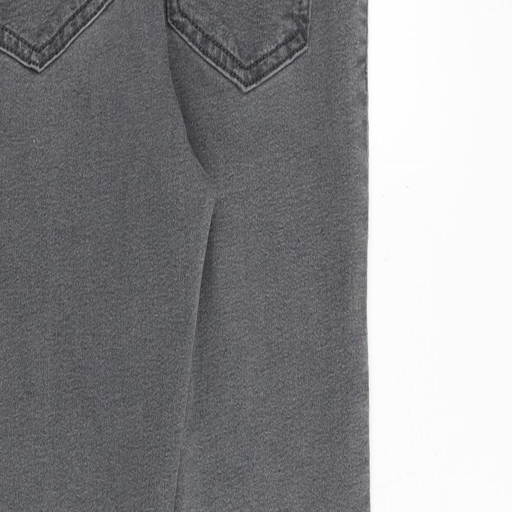 Marks and Spencer Womens Grey Cotton Jegging Jeans Size 6 Regular