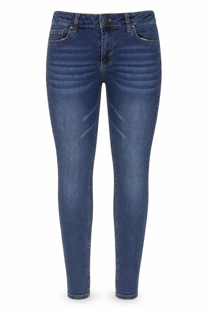 Carpe Omnia Womens Blue Cotton Skinny Jeans Size 30 in L30 in Regular Zip
