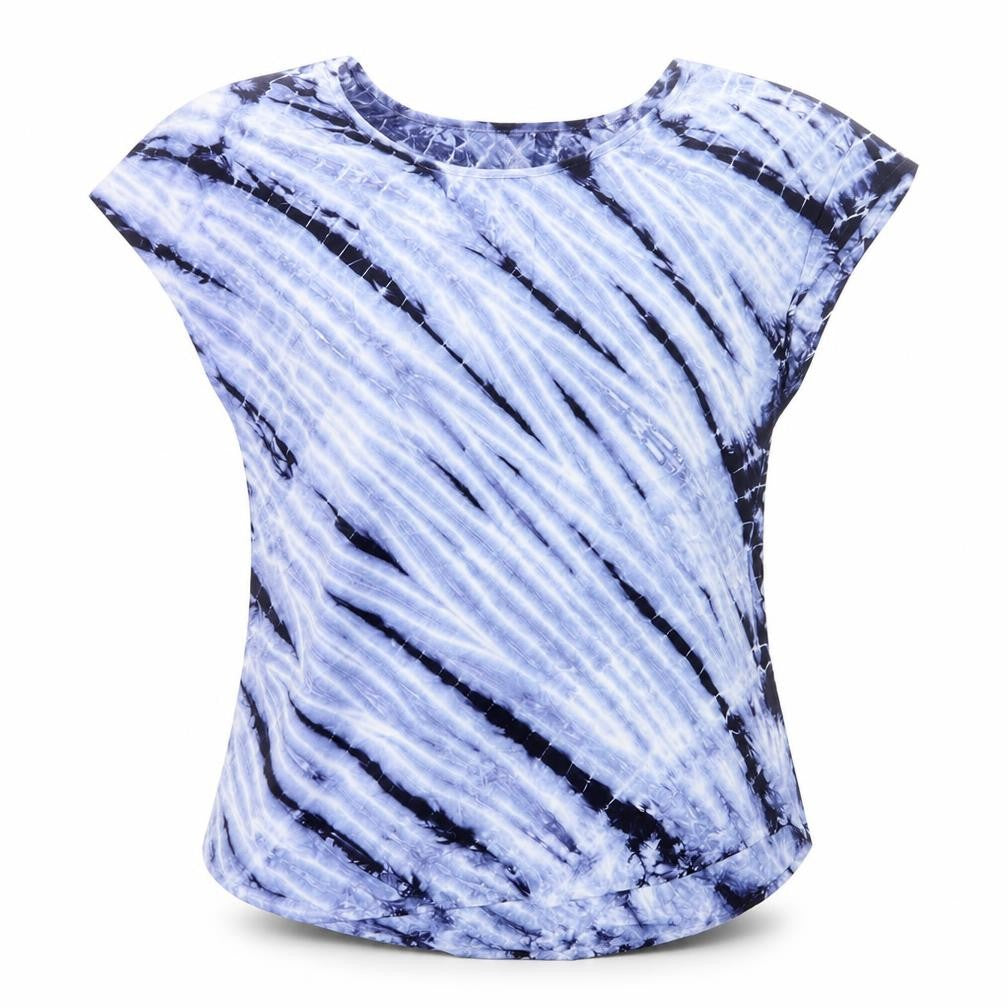 Womens UK Size S Tryst Blue Viscose Blouse