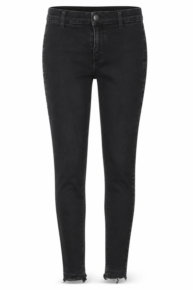 Topshop Womens Black Cotton Skinny Jeans Size 28 L30 in Regular Zip
