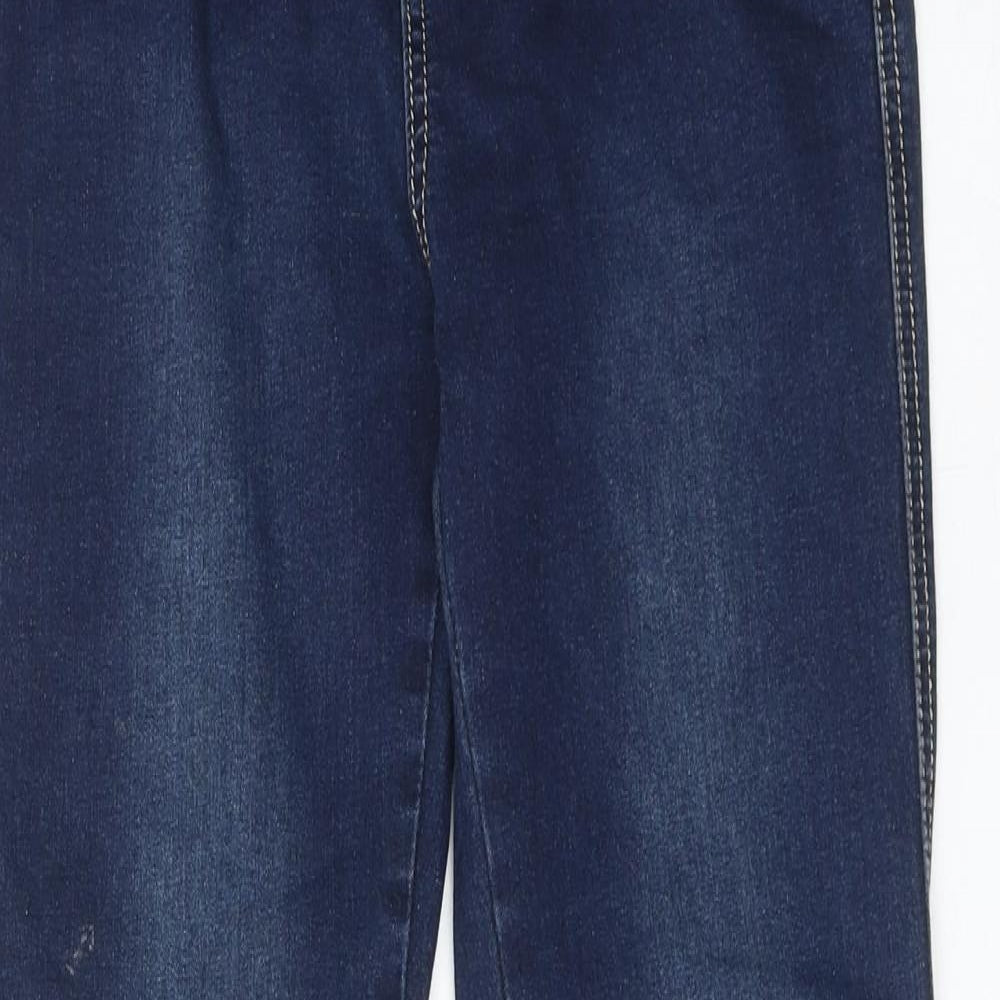 Denim Club Womens Blue Cotton Skinny Jeans Size 10 Regular Zip