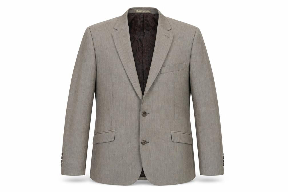Skopes Mens Brown Polyester Jacket Suit Jacket Size 40 Regular