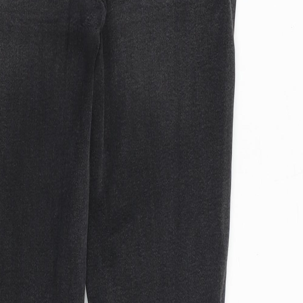 Topman Womens Grey Cotton Skinny Jeans Size 30 in Slim Zip