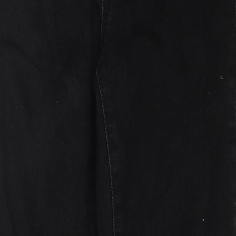 Gap Womens Black Cotton Skinny Jeans Size 27 in Regular Zip