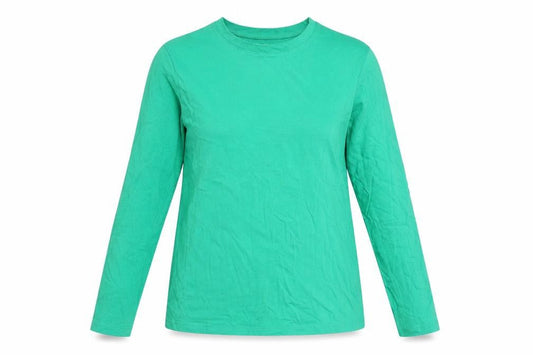 Womens UK Size XS Dunnes Stores Green 100% Cotton T-Shirt