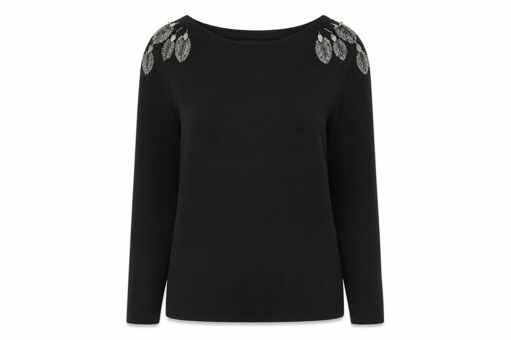 Zara Womens Black Polyester Basic Blouse Size S Round Neck
