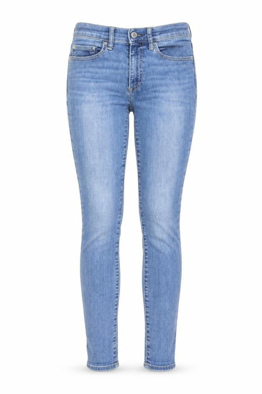 Gap Womens Blue Cotton Skinny Jeans Size 26 in Regular Zip