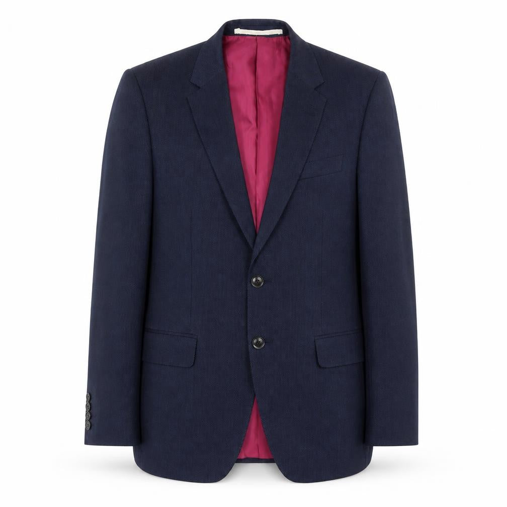 Marks and Spencer Mens Blue Polyacrylate Fibre Jacket Suit Jacket Size 36 Regular