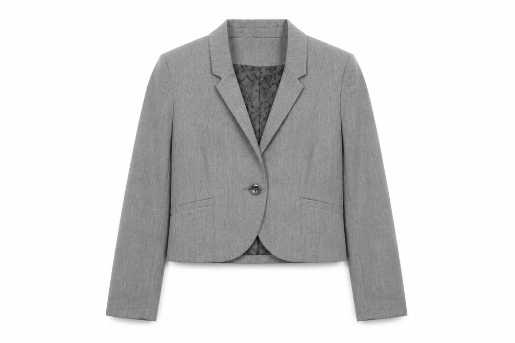 Divided by H&M Womens Grey Jacket Blazer Size 10 Button