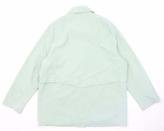 Danna Womens Blue Jacket Size 20 Button