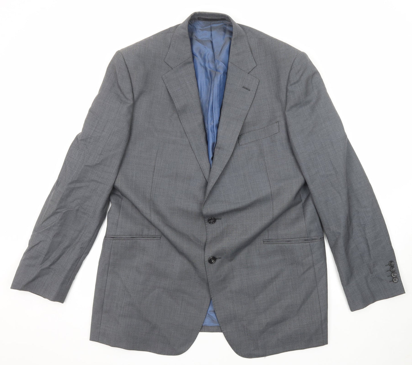 Marks and Spencer Mens Grey Wool Jacket Suit Jacket Size 44 Regular